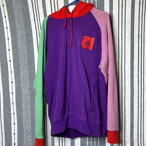 Teddy Fresh Other - Teddy Fresh Color Block Hoodie